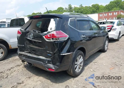 2014 Nissan Rogue Sv из США, поврежденный, VIN 5N1AT2MV3EC754301